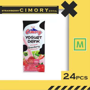 Cimory Kotak Yogurt 200 Ml Strawberry ( 24 Pcs )