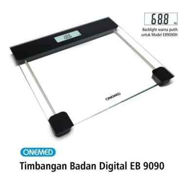 Timbangan Badan Digital Onemed EB 9090 Timbangan Badan Kaca Elegan
