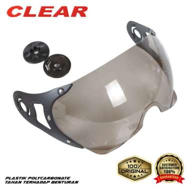 Kaca Helm Visor Helm Retro model Pilot Bening
