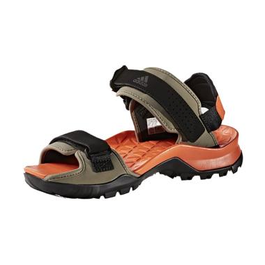 adidas Cyprex Ultra II Men's Sandal Outdoor Pria - Orange Black BB5448