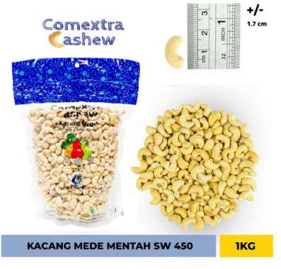 Kacang Mede Mentah Utuh S 450 1 Kg - Cashew Mete Mente