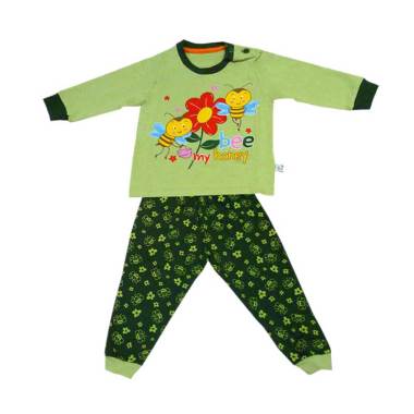 Tokusen Bee My Honey Baju Tidur Anak - Green