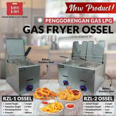 TERMURAH Gas Fryer 1 Tangki Penggorengan Kentang Gas Deep Fryer PEnggorengan Gas LPG
