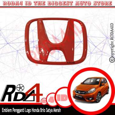 Emblem Pengganti Logo Honda Brio Satya Lama Merah