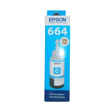 Epson Original 664 Tinta Printer - Cyan Cyan
