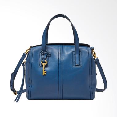 Fossil Emma Marine ZB 6847433 Satchel Bag Biru Tas Wanita