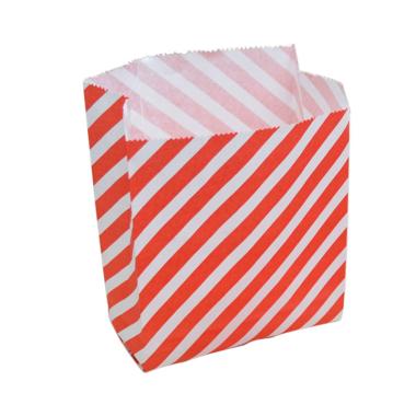 ToPack Paper Bag Garis Merah Souvernir Pesta - Red