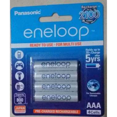 Baterai Batre Battery Panasonic Eneloop AAA A3 800 mAh Original. Biru