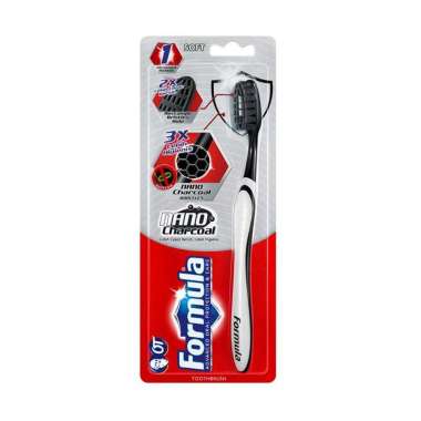 FORMULA Nano Charcoal Soft Sikat Gigi
