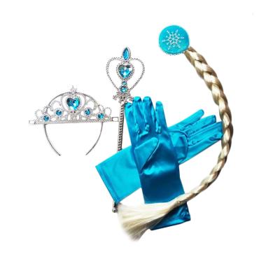 Frozen Mahkota Elsa Aksesoris Anak [4 in 1]