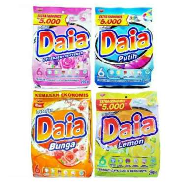 Promo Harga DAIA Deterjen Bubuk Putih 290 gr - Blibli