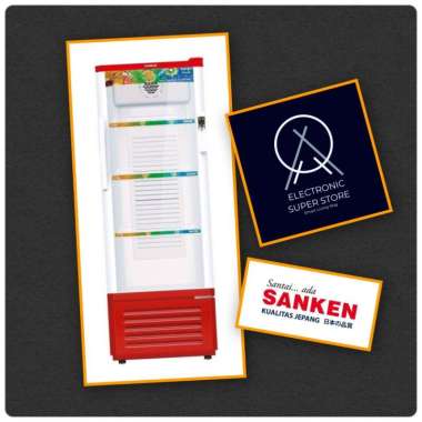 SHOWCASE SANKEN 3 RAK SRS-229 SUPER COOLING SUPER LOW WATT multicolor
