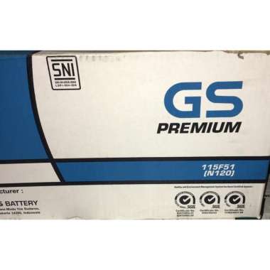 Aki Mobil GS ASTRA type GS PREMIUM 115F51 N120 12V 120AH -07923