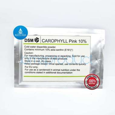 Carophyll Pink Original DSM 100% Pewarna Pigmen Ikan 5gram