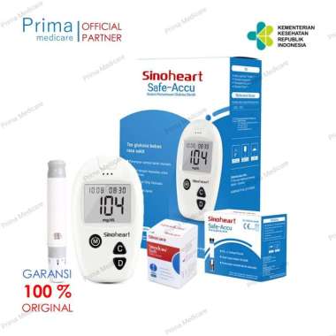 Alat Cek Gula Darah Sinocare Safe-Accu paket lengkap