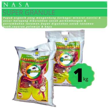Pupuk Granule Organik 10kg - Pupuk Kelapa Sawit dan Karet - Pupuk Organik Super Granule Modern Nasa