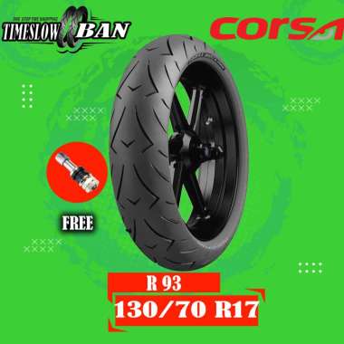 Ban Tubeless Motor Batangan MOGE CORSA R93 130/70 Ring 17 Tubles