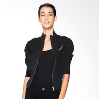 Mobile Power Ladies Denim Bolero 3/ ... cket Wanita - Black W7175
