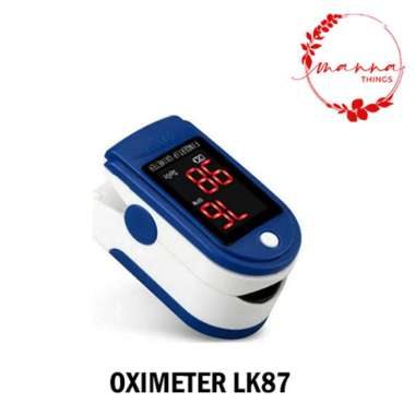 Oximeter Oxymeter Fingertip Pulse LED alat ukur oksigen LK87