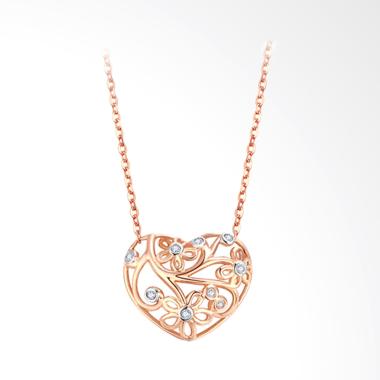 Tiaria Love Nest Liontin Emas 18K dan Berlian Aksesoris Wanita