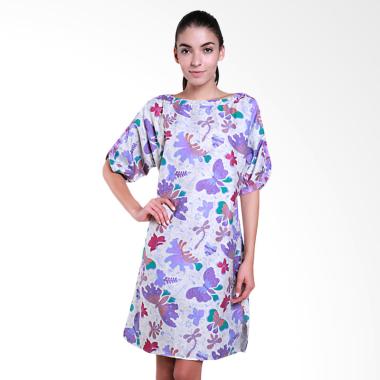 Shvana Cantika Dress Batik - Ungu