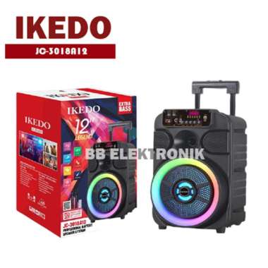 IKEDO JC-3018A12 SPEAKER PORTABLE AMPLI MEETING 12 INCH TIPE LEGEND BLUETOOTH