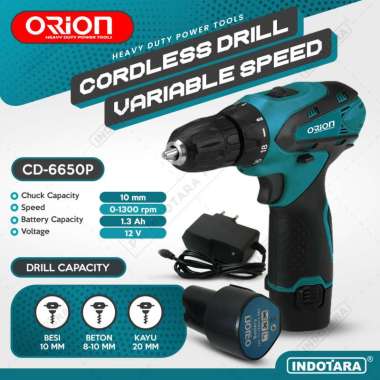 Mesin Bor Baterai Tangan / Orion Cordless Drill CD-6650P