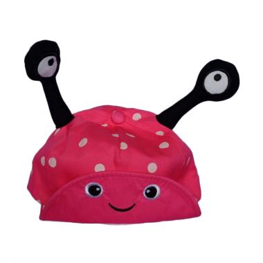 GBS Topi Anak Lady Bug Topi Anak - Pink