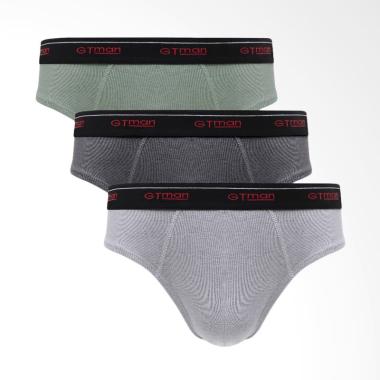 GT Man Brief Celana Dalam Pria - Green Grey 703BM