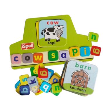 Sportsite Puzzle Kartu Edukasi ispell The Zoo Mainan Edukatif Anak