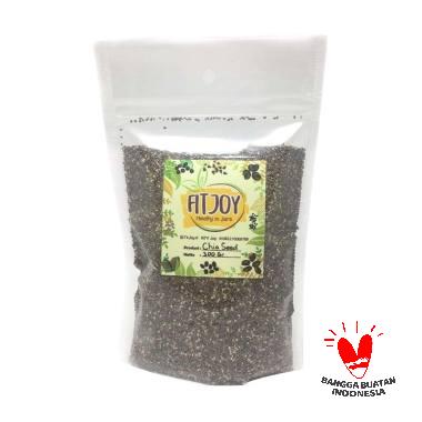 FitJoy Black Chia Seeds Makanan Organik [300 g]