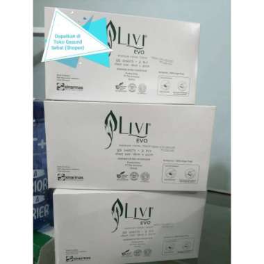 LIVI EVO PREMIUM FACIAL FLAT BOX REFILL 50'S