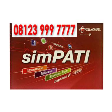 Telkomsel Simpati Nomor Cantik 08123 999 7777 Kartu Perdana
