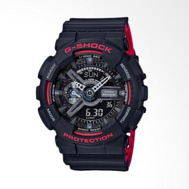 Casio G-Shock Strap Resin Jam Tangan Pria - Black GA-110HR-1ADR