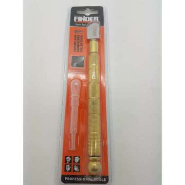 Merk FINDER Alat Pemotong Kaca / Oil Rolling Glass Cutter silver