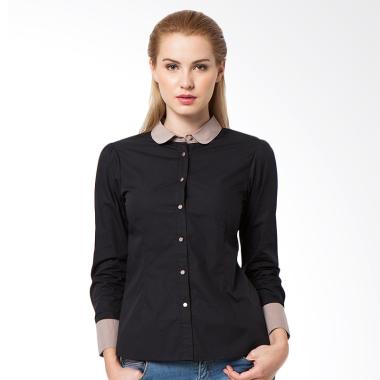 A&D Fashion MS 630 Blouse Long Sleeve Atasan Wanita - Hitam