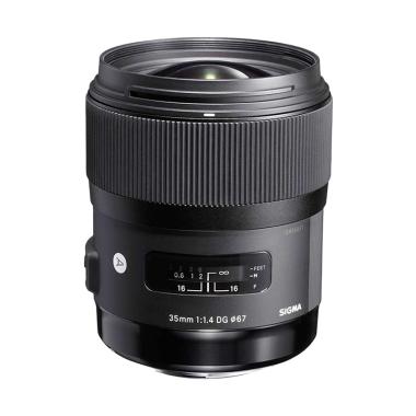 Sigma 35mm f/1.4 DG HSM Art Lensa Kamera for Canon DSLR Cameras