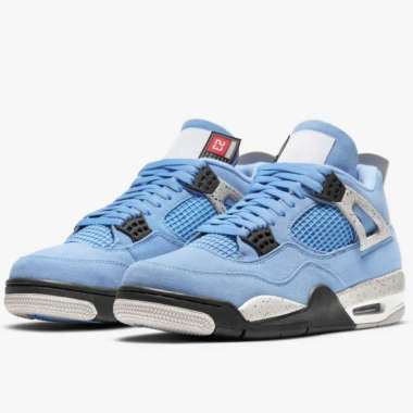 air jordan retro 4 blue and white