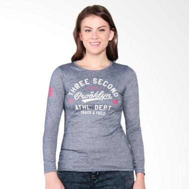 3 Second Ladies 4210 143101722BR Girls Tee Kaos Wanita - Blue