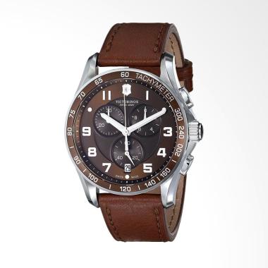 Victorinox Swiss Army Chrono Classic XLS Jam Tangan Pria - Brown 241653 Brown