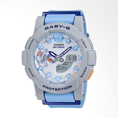 CASIO Baby-G BGA-185-2ADR Resin Band Jam Tangan Wanita - Blue Grey