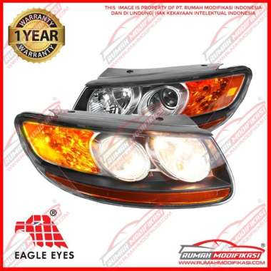HEAD LAMP - HYUNDAI SANTA FE- 2007-2009 – BLACK