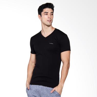 Pierre Cardin Underwear V Neck Pakaian Dalam Pria - Black [PC5322]