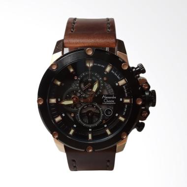 Alexandre Christie Chronograph Stai ... k Rosegold Brown AC6416MC