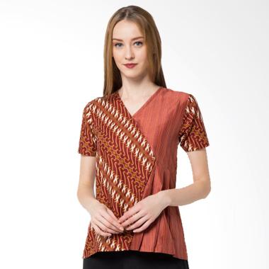 Rianty Batik Dira Blouse Wanita - Red