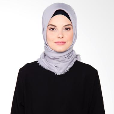 Beyola Katun Rawis Hijab Segiempat - Grey