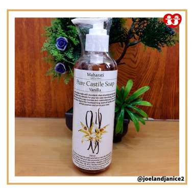 Maharati Pure Castile Soap Vanilla (sabun natural maharati) 100ml