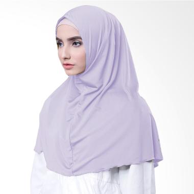 Najwa Hijab Kaos Katun TC Premium Jilbab Instan - Lavender