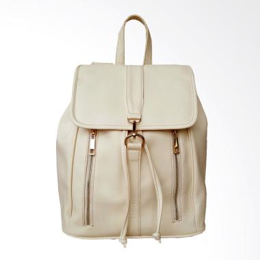 Baglis Olivia Backpack Tas Ransel Wanita - Broken White