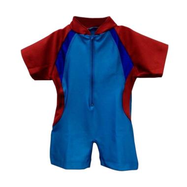 STB Kids Model Diving Baju Renang Bayi Laki Laki - Biru Merah